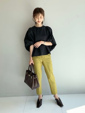 清水夏姫さん(レディース・160cm)の夏コーディネート