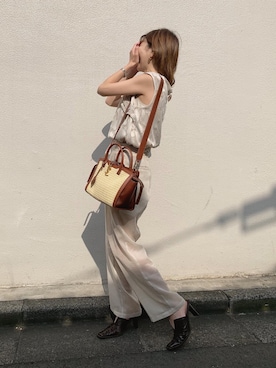 清水夏姫さん（レディース・160cm）の夏コーディネート