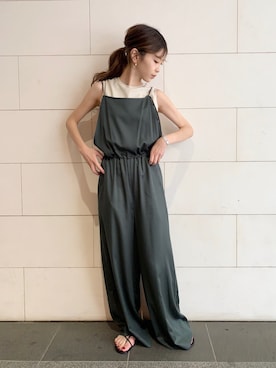 清水夏姫さん(レディース・160cm)の夏コーディネート