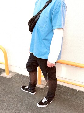 「nonnative（ノンネイティブ）のアイテム（カーゴパンツ）」を使った、takashi2345さん（メンズ・176cm）の春コーディネート