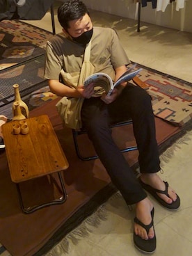 「nonnative（ノンネイティブ）のアイテム（Tシャツ/カットソー）」を使った、takashi2345さん（メンズ・176cm）の秋コーディネート