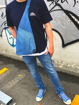「nonnative（ノンネイティブ）のアイテム（Tシャツ/カットソー）」を使った、takashi2345さん（メンズ・176cm）の秋コーディネート