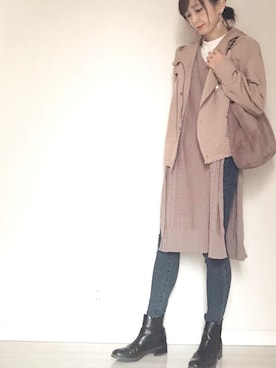 「GUコーデ」｜「アイテム（マウンテンパーカー）」を使った、yukari✩さん（レディース・154cm）の秋コーディネート