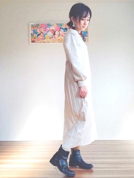 「salut!（サリュ!）のアイテム（アクセサリー）」を使った、yukari✩さん（レディース・154cm）の春コーディネート