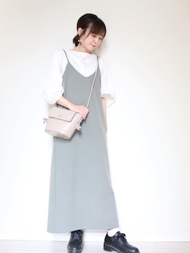 「salut!（サリュ!）のアイテム（アクセサリー）」を使った、yukari✩さん（レディース・154cm）の春コーディネート