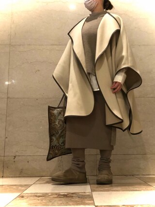 プラージュ　ポンチョコート　ベージュ plage（プラージュ）の「ポンチョコート◇（ポンチョ）」 - WEAR