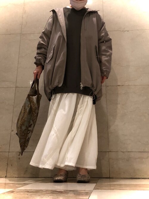 SLOBE IENA（スローブイエナ）の「T/Cツィルフードブルゾン【手洗い