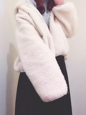 「rps（アールピーエス）のアイテム（ブルゾン）」を使った、ゆうかさん（レディース・149cm）の冬コーディネート