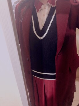 「8seconds（エイトセカンズ）のアイテム（ダウンジャケット/コート）」を使った、Hydrangeaさん（レディース・169cm）の秋コーディネート