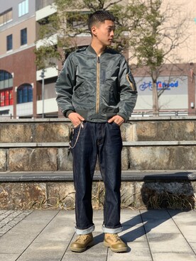 ジャケット アウターを使った ワールドポーターズ の人気ファッションコーディネート Wear
