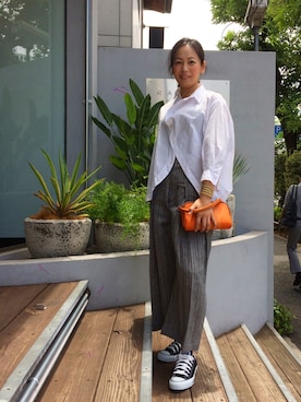 「Hoochie Coochie（フーチークーチー）のアイテム」を使った、Katieさん（レディース・162cm）の夏コーディネート