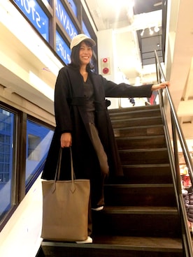 「チェスター」｜「アイテム（帽子）」を使った、Katieさん（レディース・162cm）の秋コーディネート
