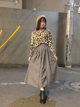 「otoaa（オトアー）のアイテム」を使った、Katieさん（レディース・162cm）の秋コーディネート