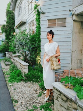 「Banago（バナゴ）のアイテム」を使った、Katieさん（レディース・162cm）の春コーディネート