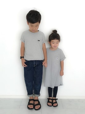 reo×noaさん(キッズ・100cm)の夏コーディネート