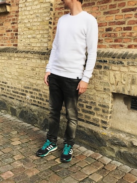 「kicks」｜「アイテム（スウェット）」を使った、danielさん（メンズ・182cm）の秋コーディネート