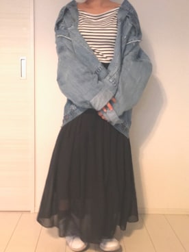 arkさん（レディース・151cm）の春コーディネート