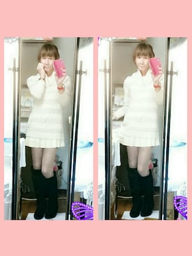 「CECIL McBEE（セシルマクビー）のアイテム（ニット/セーター）」を使った、LadiesLike　優稀。®さん（メンズ・171cm）の春コーディネート