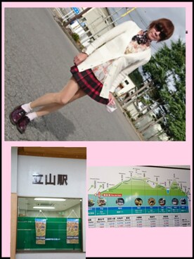 「CECIL McBEE（セシルマクビー）のアイテム（カーディガン/ボレロ）」を使った、LadiesLike　優稀。®さん（メンズ・171cm）の秋コーディネート