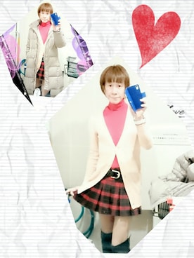 「CECIL McBEE（セシルマクビー）のアイテム（カーディガン/ボレロ）」を使った、LadiesLike　優稀。®さん（メンズ・171cm）の冬コーディネート