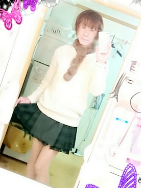 「CECIL McBEE（セシルマクビー）のアイテム（スカート）」を使った、LadiesLike　優稀。®さん（メンズ・171cm）の春コーディネート