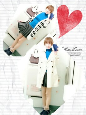 「CECIL McBEE（セシルマクビー）のアイテム（トレンチコート）」を使った、LadiesLike　優稀。®さん（メンズ・171cm）の春コーディネート
