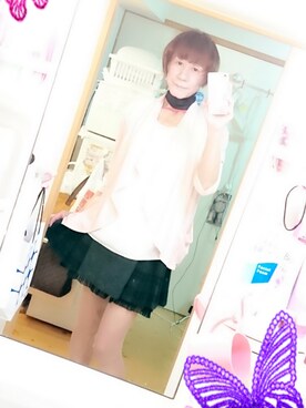 「CECIL McBEE（セシルマクビー）のアイテム（スカート）」を使った、LadiesLike　優稀。®さん（メンズ・171cm）の春コーディネート