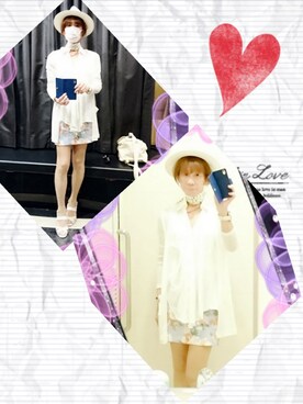 「CECIL McBEE（セシルマクビー）のアイテム（スカート）」を使った、LadiesLike　優稀。®さん（メンズ・171cm）の夏コーディネート