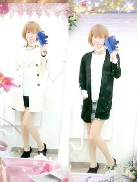 「CECIL McBEE（セシルマクビー）のアイテム（トレンチコート）」を使った、LadiesLike　優稀。®さん（メンズ・171cm）の秋コーディネート