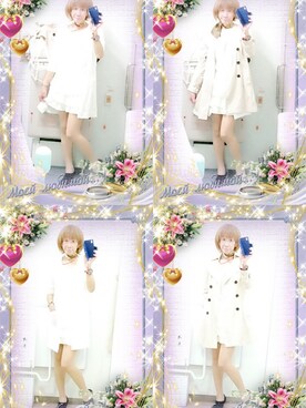 「CECIL McBEE（セシルマクビー）のアイテム（トレンチコート）」を使った、LadiesLike　優稀。®さん（メンズ・171cm）の秋コーディネート