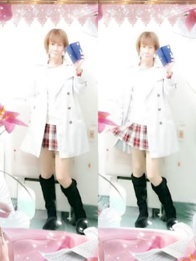 「CECIL McBEE（セシルマクビー）のアイテム（ニット/セーター）」を使った、LadiesLike　優稀。®さん（メンズ・171cm）の春コーディネート