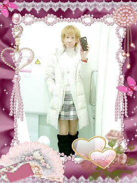 「アイテム（ダウンジャケット/コート）」を使った、LadiesLike　優稀。®さん（メンズ・171cm）の冬コーディネート