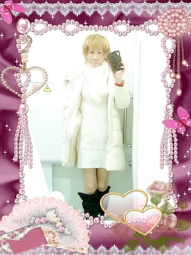「夢展望（ユメテンボウ）のアイテム（ワンピース/ドレス）」を使った、LadiesLike　優稀。®さん（メンズ・171cm）の冬コーディネート