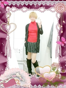 「しまむら（シマムラ）のアイテム（ブーツ）」を使った、LadiesLike　優稀。®さん（メンズ・171cm）の春コーディネート