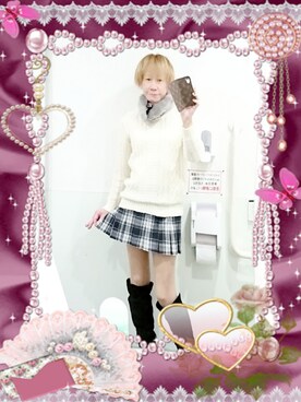 「しまむら（シマムラ）のアイテム（ブーツ）」を使った、LadiesLike　優稀。®さん（メンズ・171cm）の春コーディネート