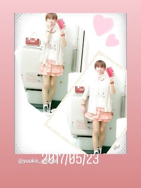 「CECIL McBEE（セシルマクビー）のアイテム（スカート）」を使った、LadiesLike　優稀。®さん（メンズ・171cm）の春コーディネート