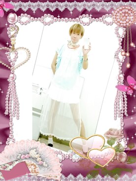 「CECIL McBEE（セシルマクビー）のアイテム」を使った、LadiesLike　優稀。®さん（メンズ・171cm）の夏コーディネート