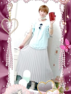 「CECIL McBEE（セシルマクビー）のアイテム」を使った、LadiesLike　優稀。®さん（メンズ・171cm）の秋コーディネート
