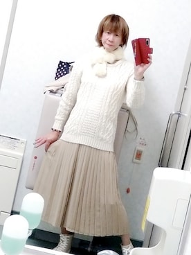 「UNIQLO（ユニクロ）のアイテム（スカート）」を使った、LadiesLike　優稀。®さん（メンズ・171cm）の秋コーディネート