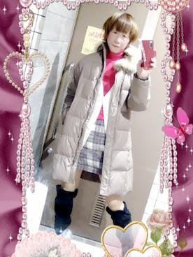 「CECIL McBEE（セシルマクビー）のアイテム」を使った、LadiesLike　優稀。®さん（メンズ・171cm）の冬コーディネート