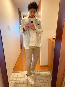 「SCOTCH & SODA（スコッチ アンド ソーダ）のアイテム（トップス）」を使った、Michimalistさん（メンズ・183cm）の冬コーディネート