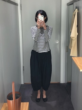 「STAUD（スタウド）のアイテム」を使った、Z O N Aさん（レディース・163cm）の夏コーディネート