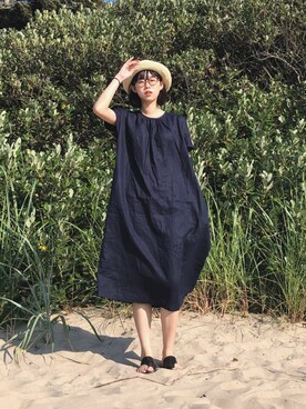 Muji Labo ムジラボ のワンピース ドレスを使った人気ファッションコーディネート 地域 アメリカ Wear