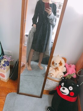 「8seconds（エイトセカンズ）のアイテム（ワンピース/ドレス）」を使った、特级桃子tristaさん（レディース・164cm）の春コーディネート