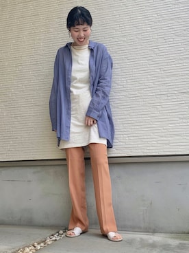 「siiwa（シーワ）のアイテム」を使った、しもむーさん（レディース・167cm）の春コーディネート