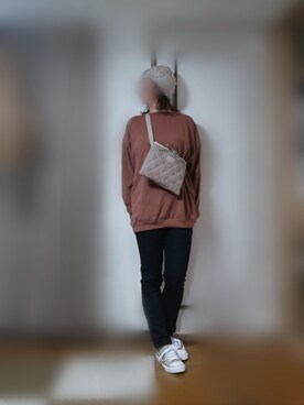 「SHEL’TTER（シェルター）のアイテム（帽子）」を使った、はる ◌˳⚛˚⌖capter.01さん（レディース・159cm）の秋コーディネート
