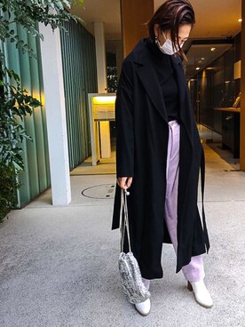 akahori_picさん（レディース・161cm）の冬コーディネート