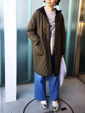 「Import & Select（インポートアンドセレクト）のアイテム（ジャケット/アウター）」を使った、akahori_picさん（レディース・161cm）の冬コーディネート