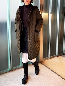 「Import & Select（インポートアンドセレクト）のアイテム（ジャケット/アウター）」を使った、akahori_picさん（レディース・161cm）の冬コーディネート