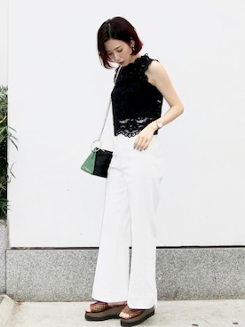 miyabi uechiさん（レディース・162cm）の夏コーディネート